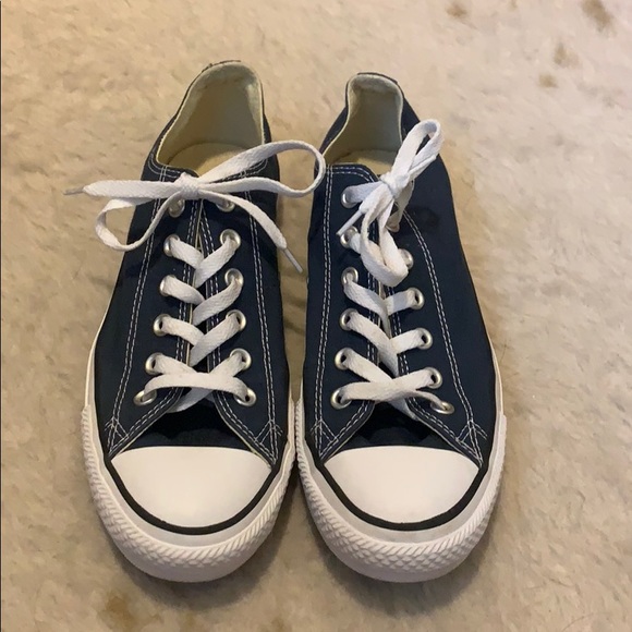 converse navy blue womens
